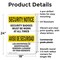 Signmission Security Badges Must Worn Bilingual OSHA Security Notice Sign, Plastic, 18in W x 24in L, 2PK OS-2PACK-SN-P-1824-L-11644 - alternate 3
